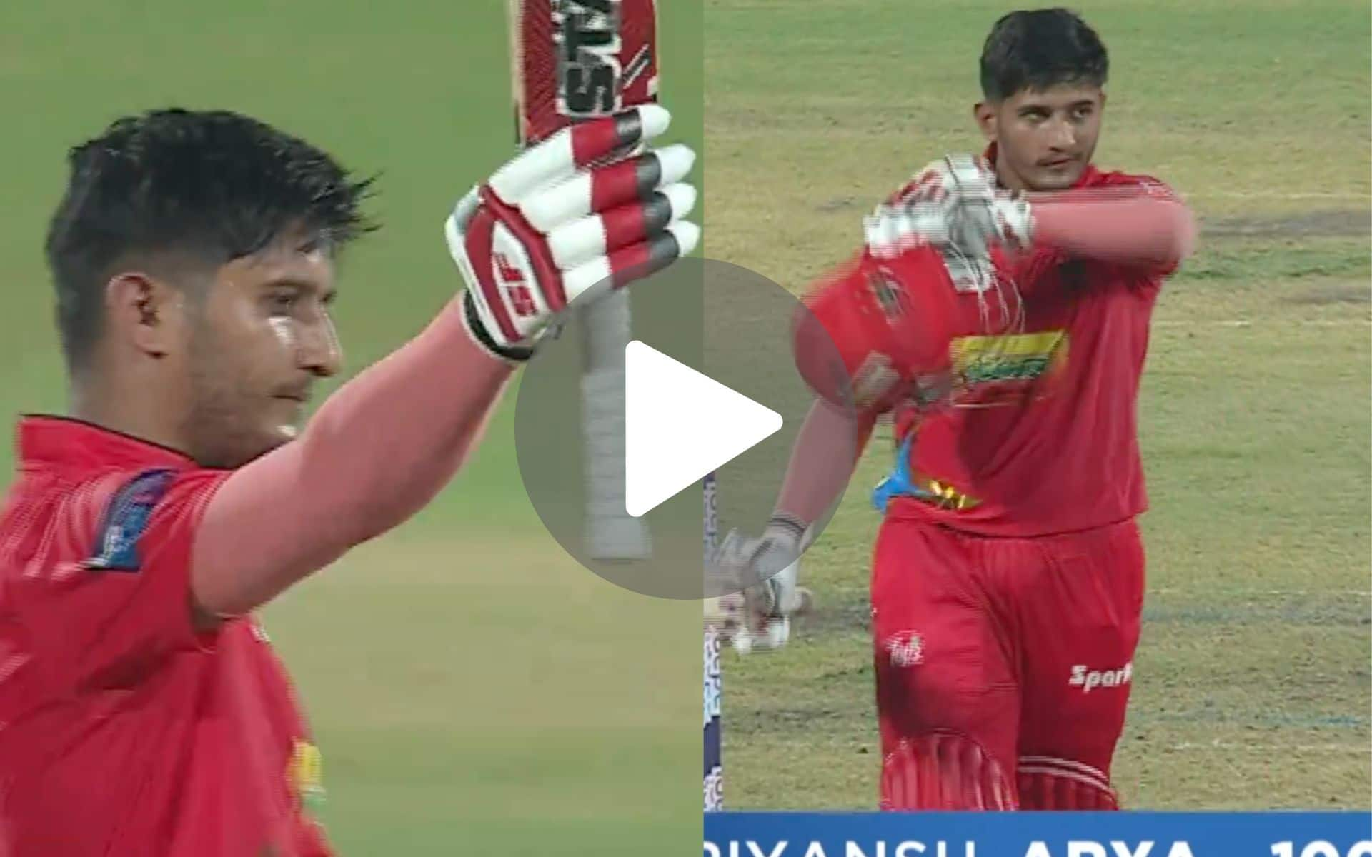 [Watch] Priyansh Arya Creates History With First-Ever Century In Delhi Premier League